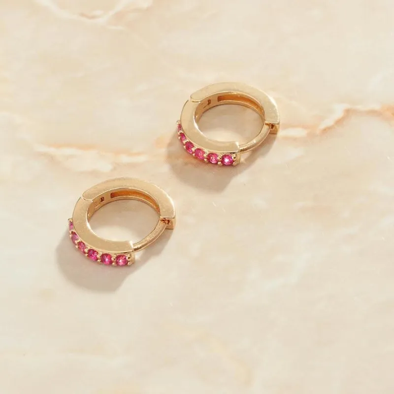 Authentic Celestial Maiden: Floating 18K Gold‑Plated Charm Earrings with Radiant Zircon