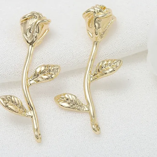 Authentic Eternal Bloom Rose Charm - Aura Radiance Gold-Plated Amulet