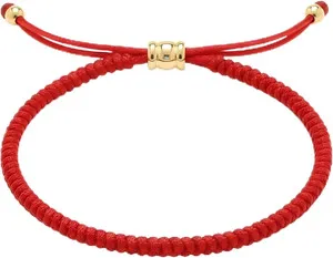 Authentic The Crimson Thread Of Destiny Gold- Plated Talismanic Bracelet