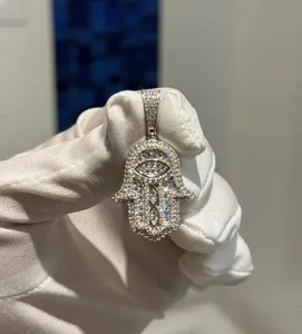 Authentic The Enchanted Hand Of Power A Moissanite Hamsa Pendant