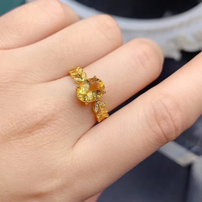 Authentic The Solar Facet 3- Layer 18K Gold Plated 925 Silver Citrine Talisman