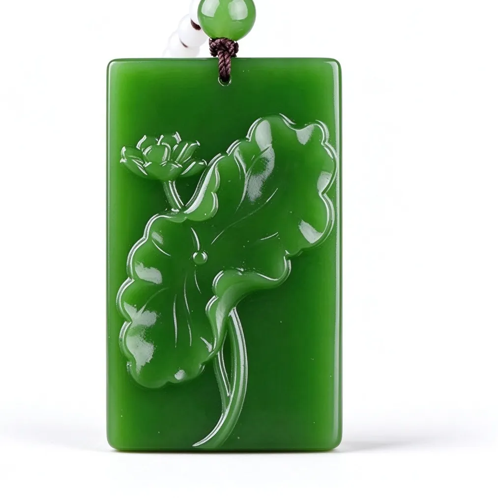 Authentic Emerald Lotus Of Tranquil Balance