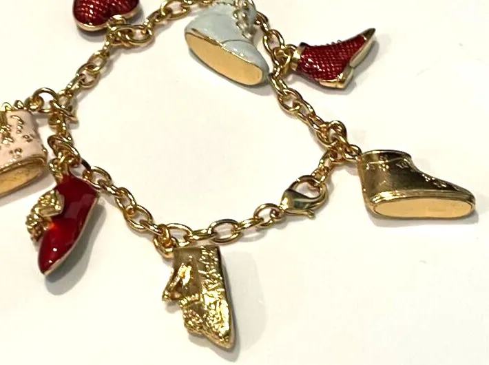 Authentic Talisman Of The Eternal Heart And Journey Gold- Plated Charms Of Fate