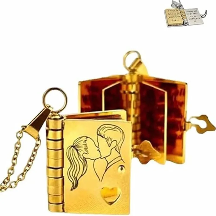 Authentic The Golden Tome Of Eternal Affection Pendant