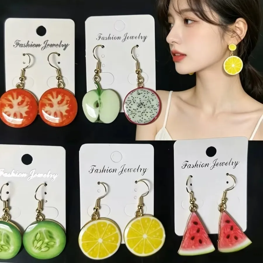 Authentic The Golden Orchard Harvest Drop Earrings