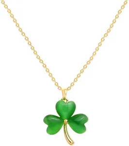 Authentic Emerald Clover Guardian Green Shamrock Talisman