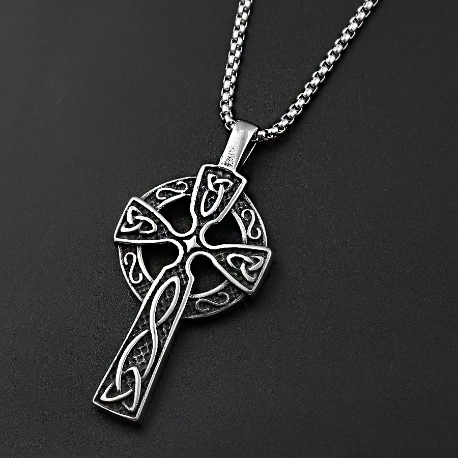 Authentic The Eternal Path Celtic Knot Irish Cross Talisman