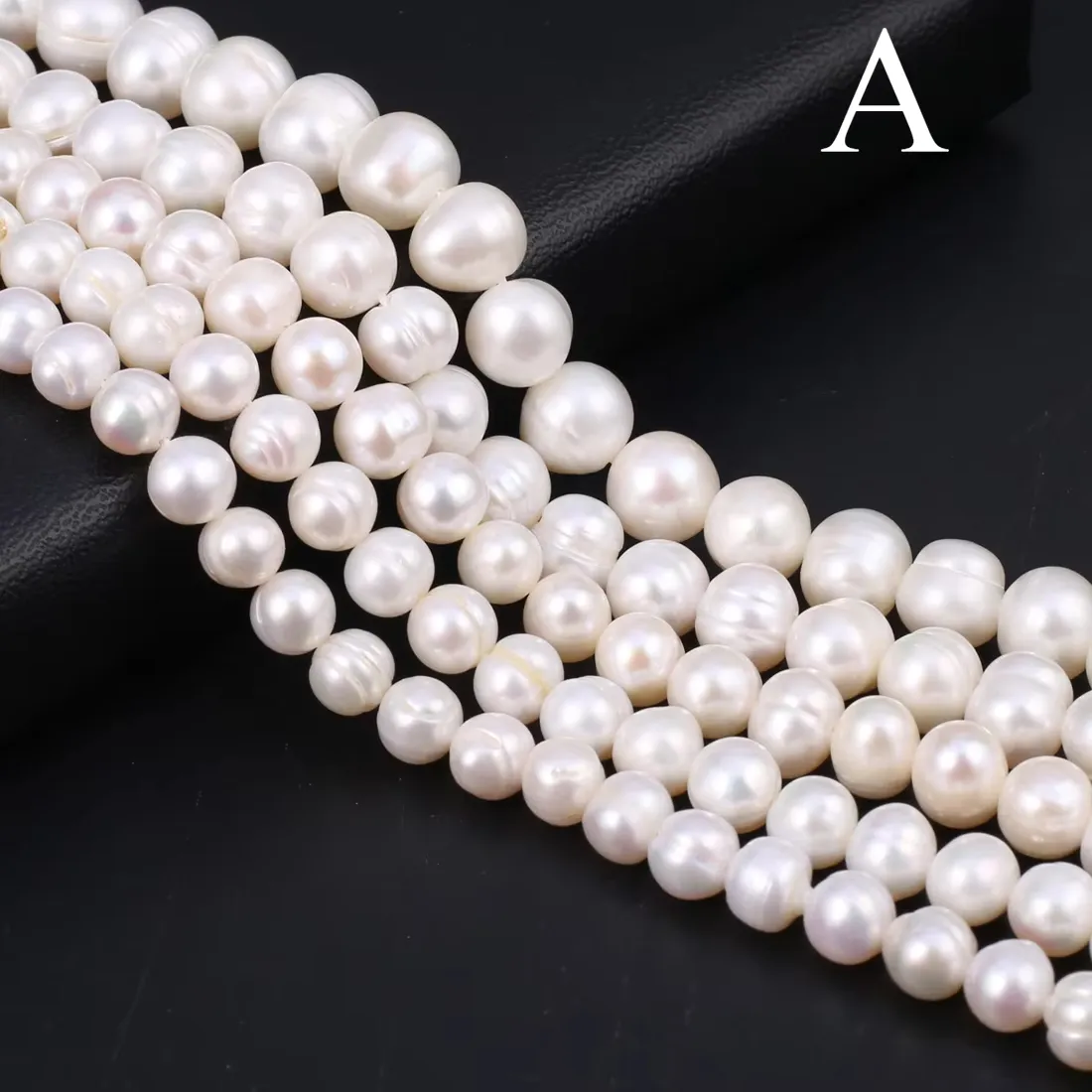 Authentic Tears of the Ancient Tides: Luminous Natural Freshwater Pearl Strands