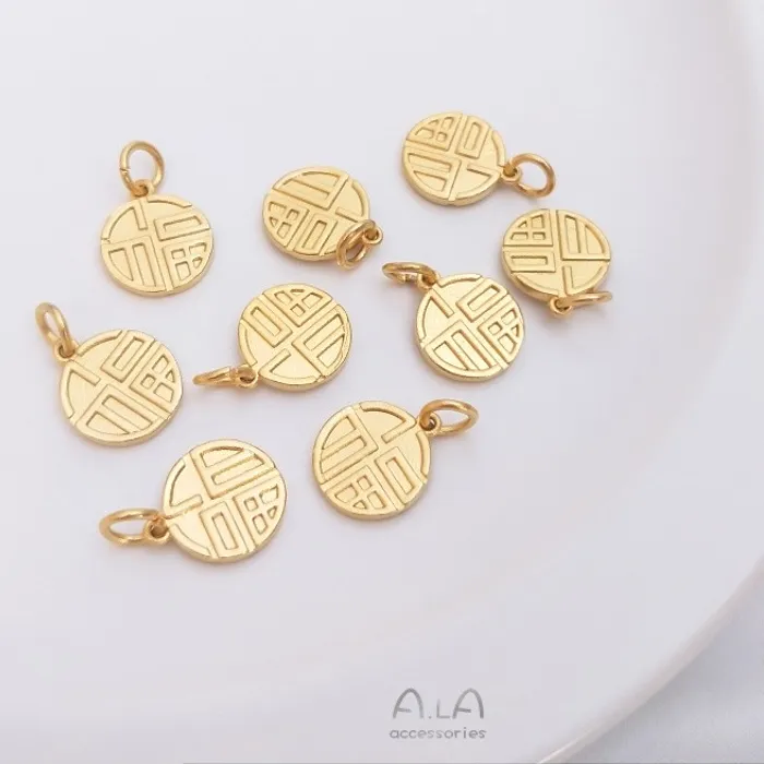 Authentic Golden 'Fu' Charm of Eternal Prosperity - Sacred Fortune Amulet