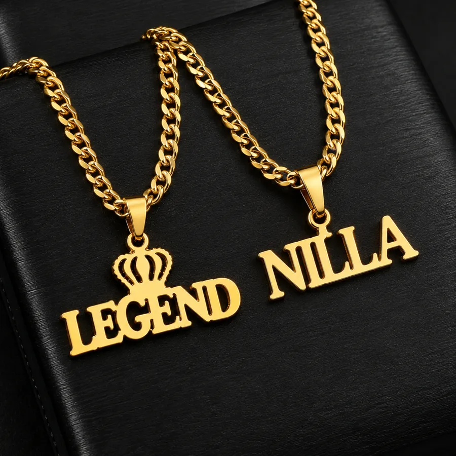 Authentic The Alchemical Identity Sigil Custom Nameplate Cuban Chain Talisman