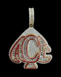 Authentic The Sovereign Ace Of Spades Gold- Plated Silver Talisman
