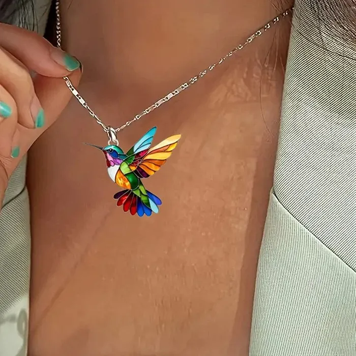 Authentic The Golden Aviary Radiant Hummingbird Spirit Talisman