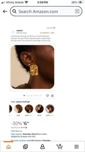 Authentic Radiant Solar Gold- Plated Celestial Earrings