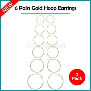 Authentic The Celestial Circle Hexad Gold- Plated Hoop Talismans