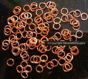 Authentic Crimson Veil Dark Rose Gold Plated Jump Rings