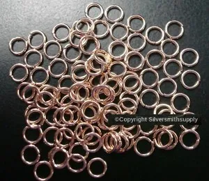 Authentic The Lunar Gate Rose Gold Open Jump Rings For Energetic Flow