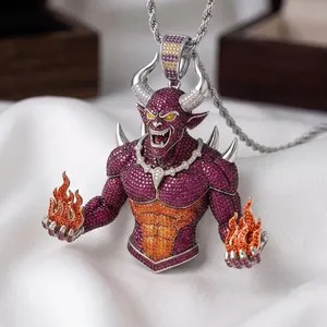 Authentic The Infernal Crown A 925 Silver Gold- Plated Talisman Of Shadowed Power