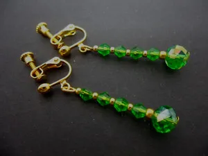 Authentic Verdant Echoes Dangle Earrings In Radiant Gold Plate