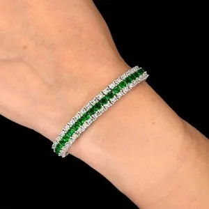 Authentic The Verdant Crown Tennis Bracelet