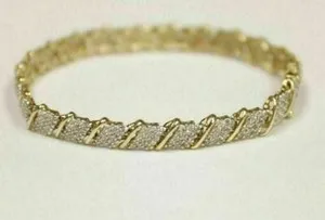 Authentic Celestial Radiance Solstice Tennis Bracelet In Gold- Plated Sterling Silver