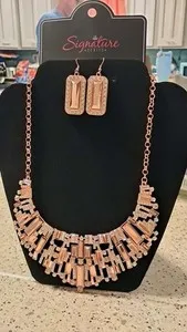 Authentic Radiant Blossom Rose Gold Crystal Harmony Suite