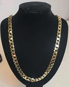 Authentic The Grand Sun- Forged Chain Of Stamped 14K Gold Plate