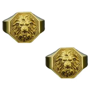 Authentic The Lion Of Judah A Gold- Plated Talisman Of Sovereign Power