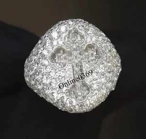 Authentic Celestial Cross Of Radiant Moissanite
