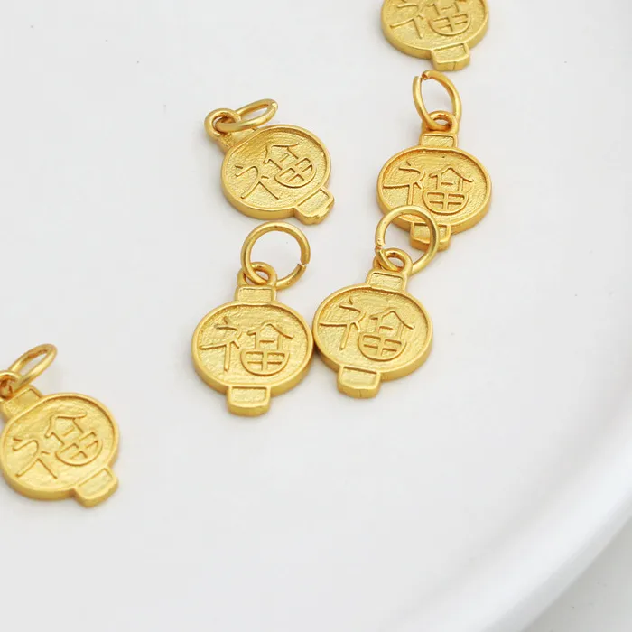 Authentic Lantern Of Light 18K Matte Gold Plated Hollow