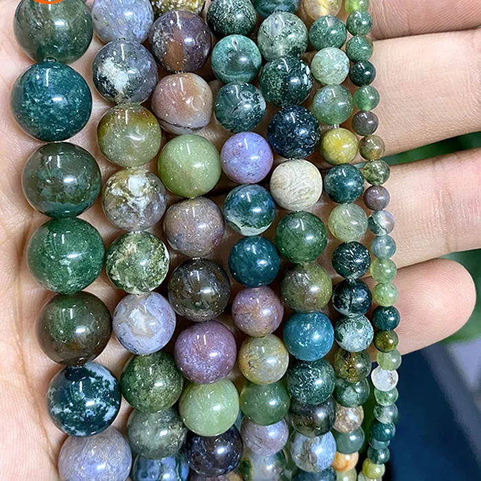 Authentic Sacred Earth Strands of Natural Indian Agate