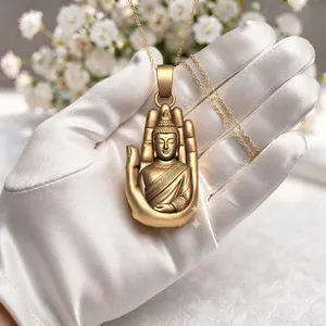 Authentic The Enlightened Breeze Sterling Silver Buddha Talisman