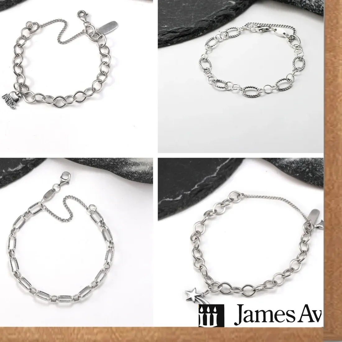 Authentic Celestial Alphabetic Talisman Bracelet Shooting Star, Lettered Links, And Twisted Radiance
