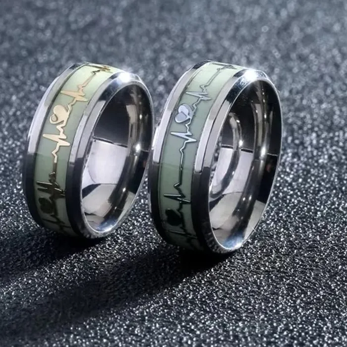 Authentic Heart Of Light Luminescent Ring Of Eternal Love