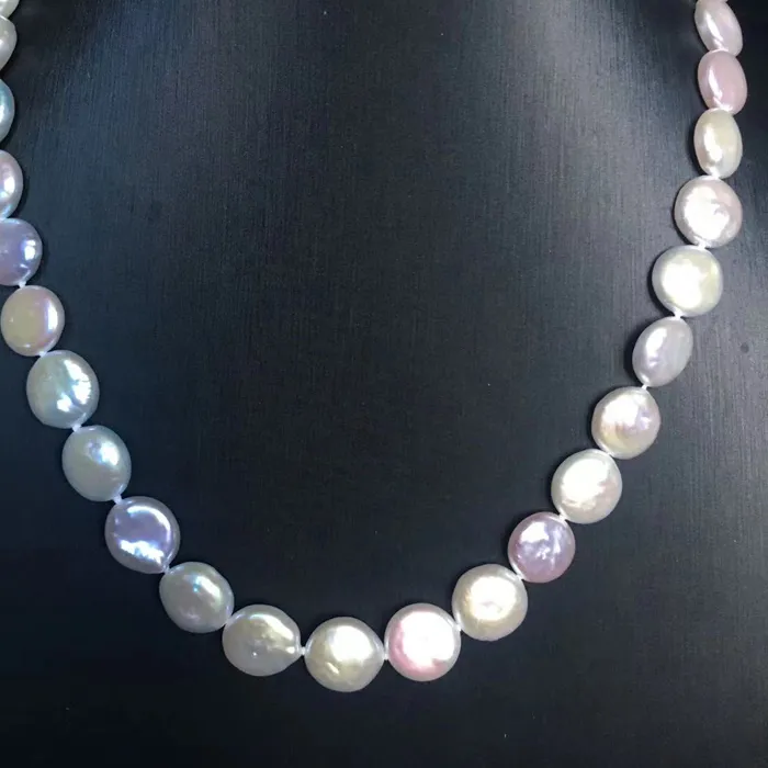 Authentic Tears Of The Ocean Baroque Coin Pearl Choker