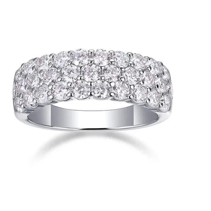 Authentic Dream Weaver Silver Moissanite Ring Of Celestial Harmony