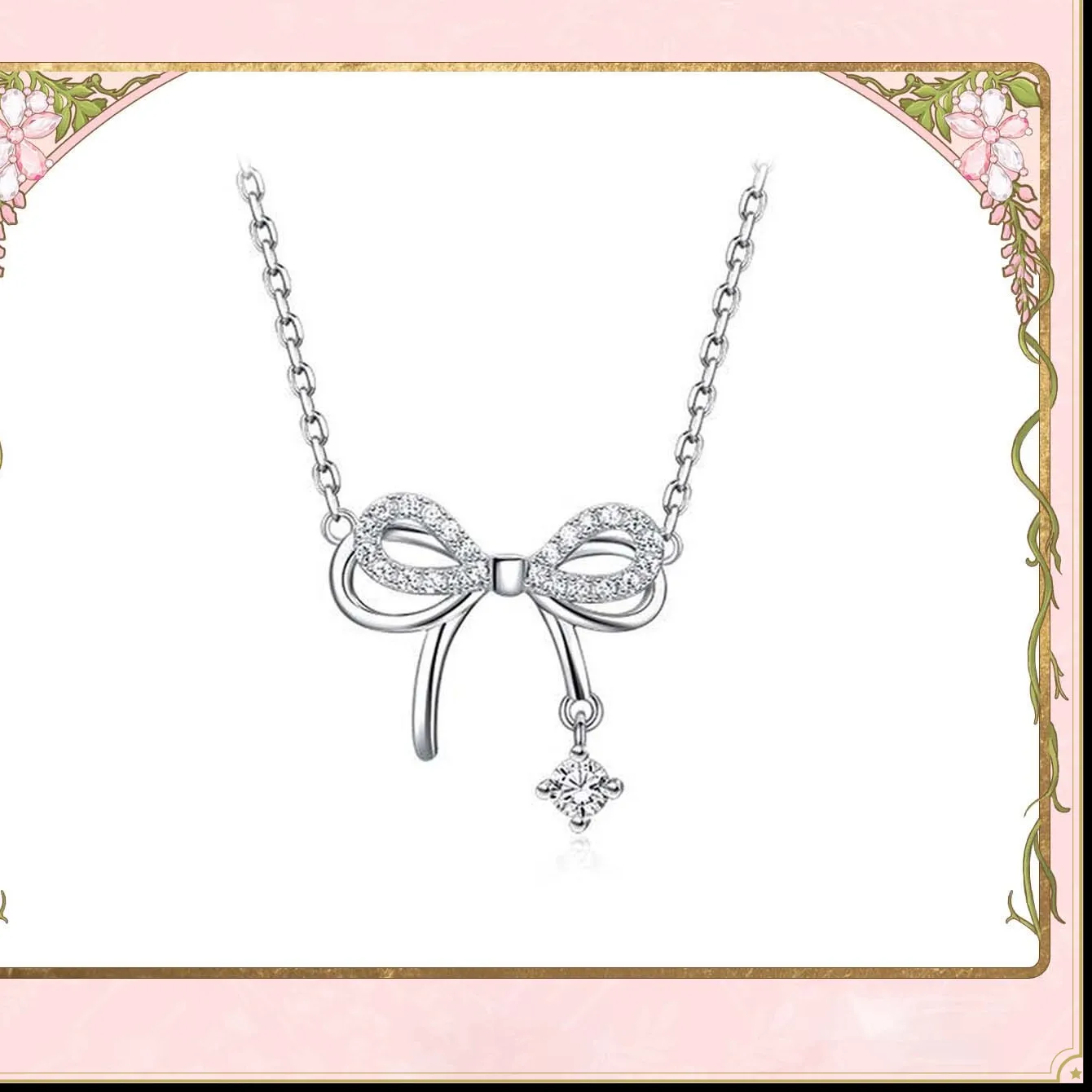 Authentic Two Thousand And Twenty- Six Model, Dynamic Knot Butterfly Dream Necklace Light Butterfly Knot Birthday
