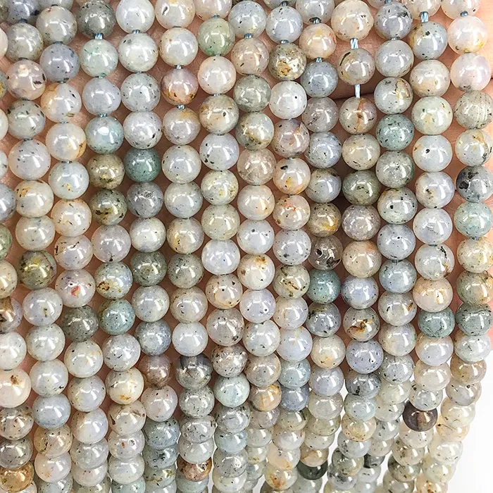 Authentic Natural Dream Opal 100 Stone Loose Round Beads Jewellery Making 6 8 10Mm Diy Bracelet Necklace Beading Accessories