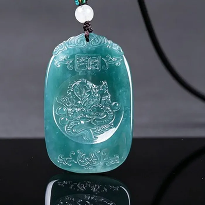 Authentic Azure Dragon Guardian A Translucent Jade Talisman Of Sovereign Protection