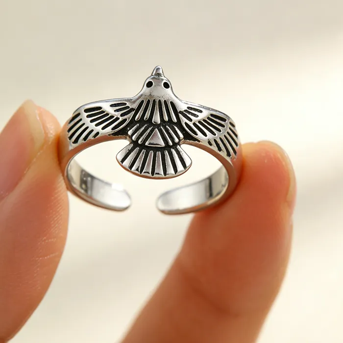 Authentic Eagle's Vision Sterling Silver Talisman Ring