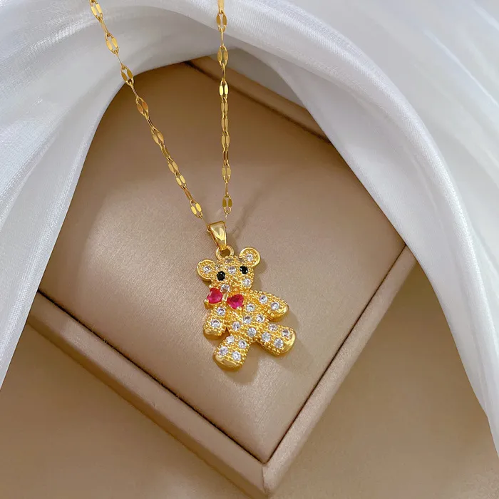 Authentic The Celestial Guardian Butterfly & Bear Knot Choker