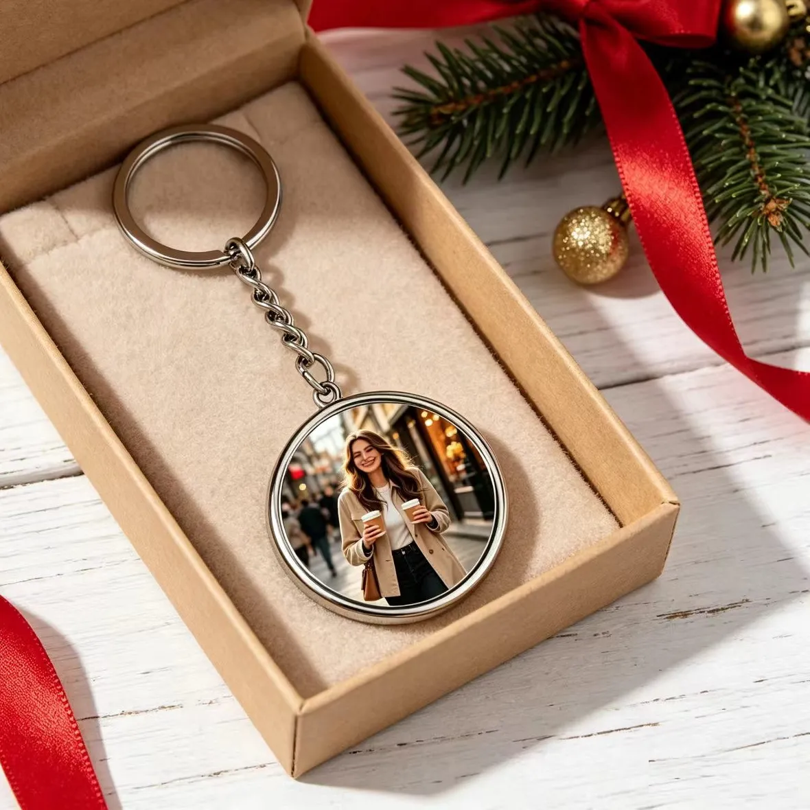 Authentic The Golden Memory Portal Double- Sided Talisman Keychain
