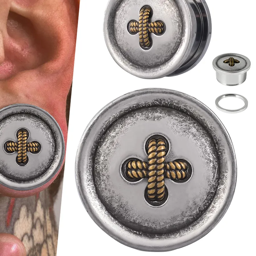 Authentic Sanctified Cross Body Piercing Talisman