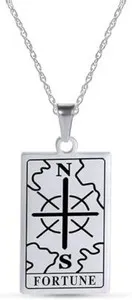 Authentic The Arcane Oracle Gold- Plated Tarot Pendant And Chain