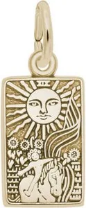 Authentic The Veiled Arcana Golden Tarot Talisman