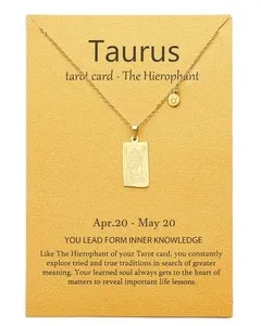 Authentic The Hierophant's Seal Gold Plated Taurus Constellation Talisman