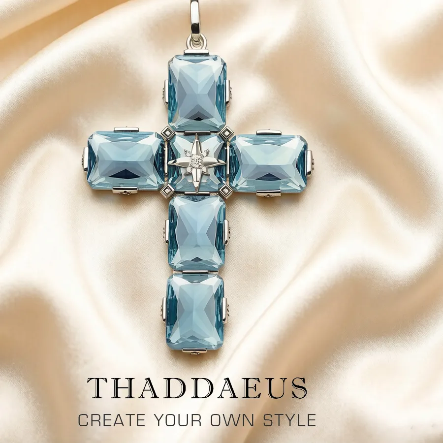 Authentic Celestial Cross Of Tranquil Tides Gold- Plated Talisman