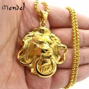 Authentic The Sovereign Guardian 10K Gold- Plated Lion Head Talisman