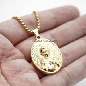 Authentic Sacred Grace Gold- Plated Baby Jesus Cross And Scripture Talisman