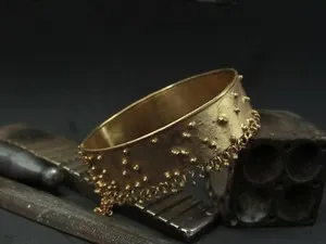 Authentic Celestial Wings Gold- Plated Artisan Bracelet