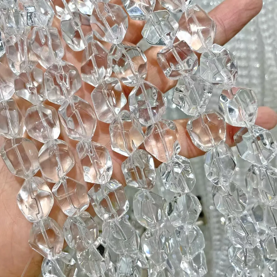 Authentic Celestial Clarity Raw Quartz Baroque Talisman For Divine Alignment